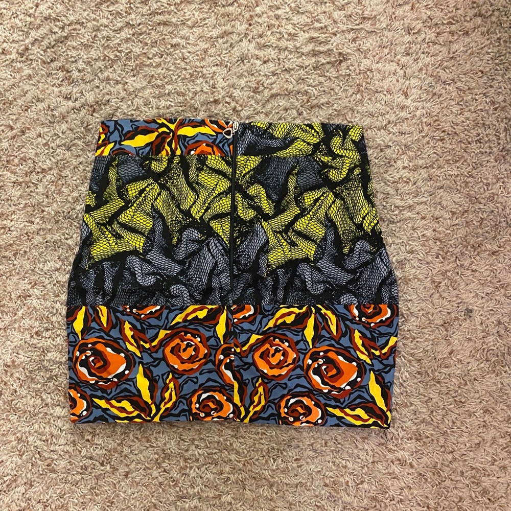 Mini high waist skirt
